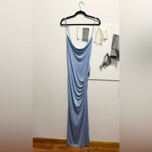 Lovers + Friends Light Blue Backless Dress